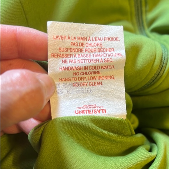 Joseph Ribkoff Strapless Ruched Dress in Green - Picture 5 of 6